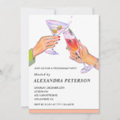 Elegante Vriendschap uitnodigingen Cocktail Party (Voorkant)