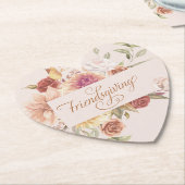 Elegante Vriendschapsschenking vermakelijk Kartonnen Onderzetters (Gekanteld)