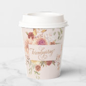 Elegante Vriendschapsschenking vermakelijk Papieren Bekers (Achterkant)