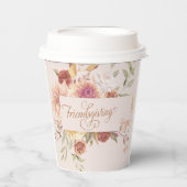 Elegante Vriendschapsschenking vermakelijk Papieren Bekers (Voorkant)