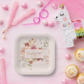 Elegante Vriendschapsschenking vermakelijk Papieren Bordje (Feest)