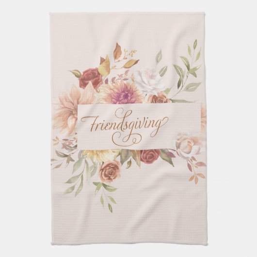 Elegante Vriendschapsschenking vermakelijk Theedoek (Verticaal)