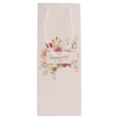 Elegante Vriendschapsschenking vermakelijk Wijn Cadeautas (Achterkant)