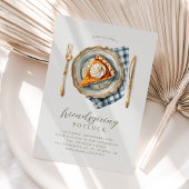 Elegante Vriendsgeven Pompoentaart Kaart