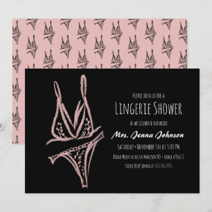 Elegante vrijgezellen lingerie bruidsdouche roze