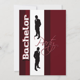 Elegante "vrijgezellenfeest" formeel vrijgezellenf kaart