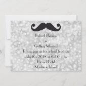 Elegante vrijgezellenfeest uitnodiging met smoking (Achterkant)