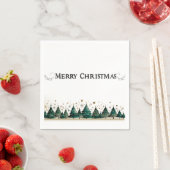 Elegante "Vrolijk Kerstfeest" Vakantie servetten (Insitu)