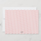 Elegante vrolijke kerst aangepaste foto collage   feestdagenkaart (Achterkant)