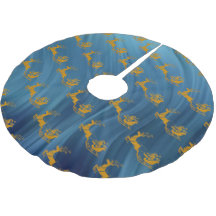 Elegante Vrolijke Kerst Gouden Kerstman Herten ker