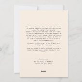 Elegante Vrolijke Kerstboom Boog Familie Feestdagenkaart (Achterkant)