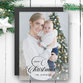 Elegante vrolijke kerstkalligrafie 1-Foto