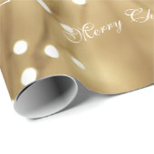 Elegante Vrolijke Kerstmis String van Lichten Fees Cadeaupapier (Rol Hoek)