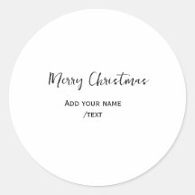 Elegante vrolijke kersttekst en moderne eenvoudige