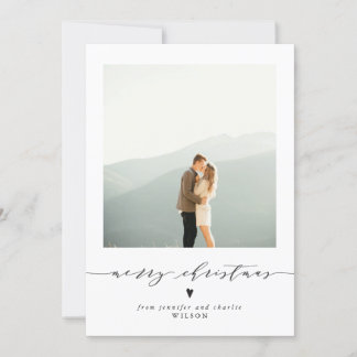 Elegante vrolijke kerstvakantie Kaart