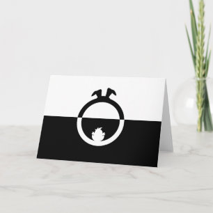 Elegante vrolijke Pasen voor je dierbaren! kaart