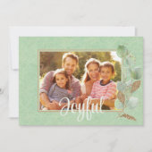 Elegante vrolijke stijlvolle eenvoudige eucalyptus kaart (Voorkant)