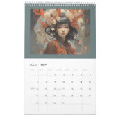Elegante vrouw art design kalender (Mar 2027)