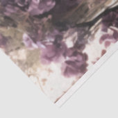 Elegante vrouw betoverde tuin Paarse parasol Tissuepapier (Detail)