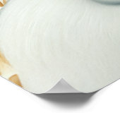 Elegante vrouw en kat poster (Hoek)