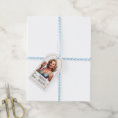  Elegante Vrouw| Gepersonaliseerd naar en van (6) Cadeaulabel (Met Touw)
