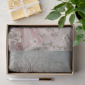 Elegante Vrouw Grote Bloem Franse Chic Tissuepapier (Geschenk)