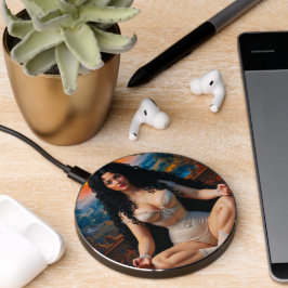 Elegante vrouw in meditatieve harmonie door Xzendo