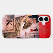 ELEGANTE VROUW, MODE EN SCHOONHEID VAN HET OUDE EG iPhone HOESJE (Achterkant horizontaal)