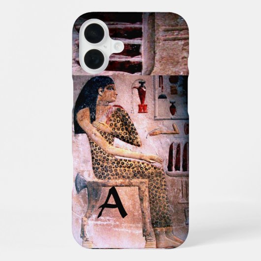 ELEGANTE VROUW, MODE EN SCHOONHEID VAN OUD EGYPTEL iPhone HOESJE (Achterkant)