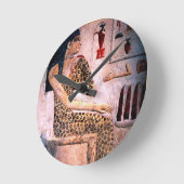 ELEGANTE VROUW, MODE EN ZWARE ZWARE ZWARE EGYPTE RONDE KLOK (Hoek)