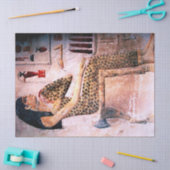 ELEGANTE VROUW, MODE EN ZWARE ZWARE ZWARE EGYPTE TISSUEPAPIER (Craft)