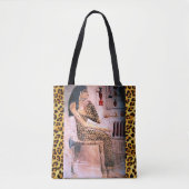 ELEGANTE VROUW, MODE EN ZWARE ZWARE ZWARE EGYPTE TOTE BAG (Voorkant)