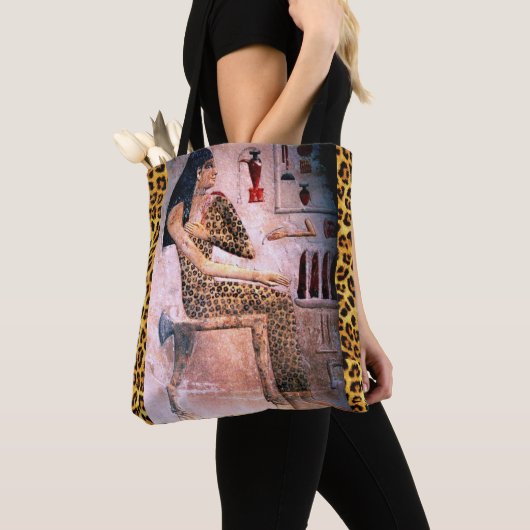 ELEGANTE VROUW, MODE EN ZWARE ZWARE ZWARE EGYPTE TOTE BAG (Dichtbij)