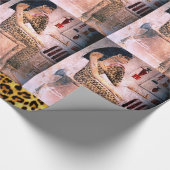 ELEGANTE VROUW / MODE & SCHOONHEID VAN ANTIEK EGYP CADEAUPAPIER (Hoek)