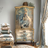 Elegante Vrouw Portret Bloemenveld Ethetische kuns Tissuepapier