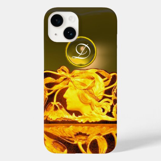 ELEGANTE VROUW SCHOONHEID JUIWELEN /DAME, BLAUWE S Case-Mate iPhone CASE (Achterkant)