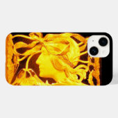 ELEGANTE VROUW SCHOONHEID SIERADEN /DAME, BLAUWE S Case-Mate iPhone CASE (Achterkant (horizontaal))