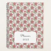 Elegante vrouwelijke  chique stijlvolle Rozen Planner (Voorkant)