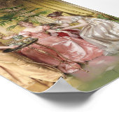 Elegante Vrouwen Afternoon Tea  Wall Art Poster (Hoek)