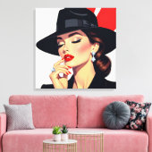 Elegante Vrouwen Canvas Afdruk (Insitu (Woonkamer))