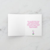 Elegante Vrouwen Golf Party Winkelwagen 40ste Verj Kaart (Binnen)