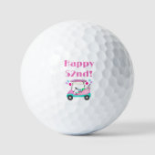 Elegante Vrouwen Golf Party Winkelwagen 52e Verjaa Golfballen (Voorkant)