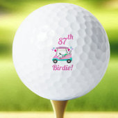 Elegante Vrouwen Golf Party Winkelwagen 87e Verjaa Golfballen