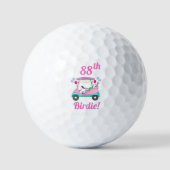Elegante Vrouwen Golf Party Winkelwagen 88ste Verj Golfballen (Voorkant)