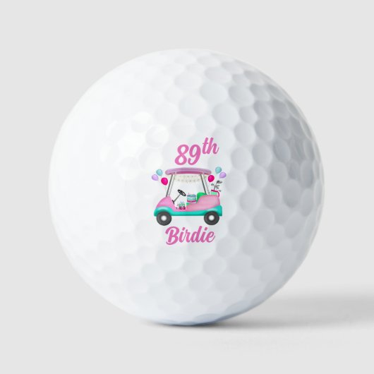Elegante Vrouwen Golf Party Winkelwagen 89ste Verj Golfballen (Voorkant)