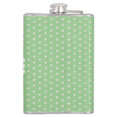 Elegante Vrouwen Golfer Design Flask Heupfles (Achterkant)