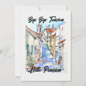 Elegante vrouwen met pensioen door de spanning kaart (Voorkant)