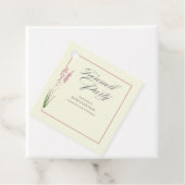 Elegante vrouwen Pastel Wildflower Afscheidsfeest Bedankjes Labels (In situ)