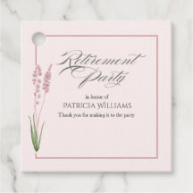 Elegante Vrouwen Pastel Wildflower Retirement Part