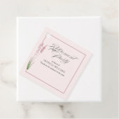 Elegante Vrouwen Pastel Wildflower Retirement Part Bedankjes Labels (In situ)